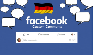 10 Deutsche Facebook Benutzerdefinierte Kommentare kaufen