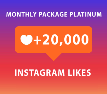 20000 Instagram Likes Monatspaket Platinum (30 Tage) kaufen
