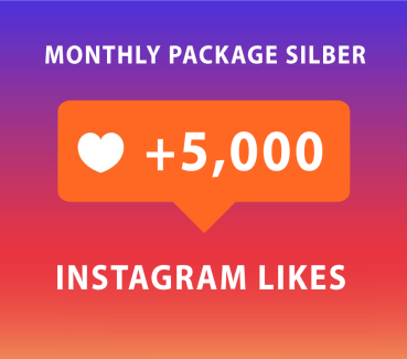 5000 Instagram Likes Monatspaket Silber (30 Tage) kaufen