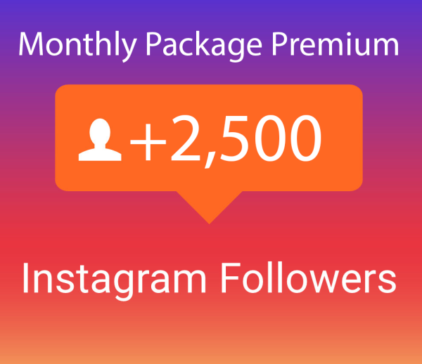 2500 Instagram Followers Monatspaket Premium (30 Tage) kaufen